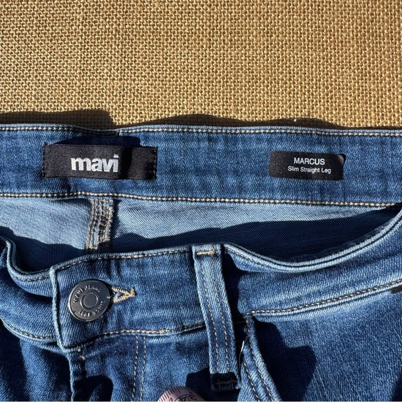 Mavi Men’s Marcus Slim Straight Leg Blue Jeans 33x30 - Picture 2 of 16